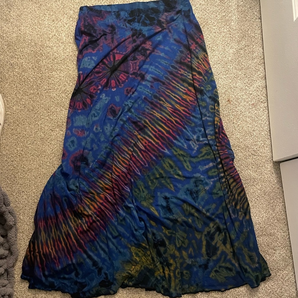hippy maxi skirt